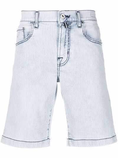 Jacob Cohen mid-rise knee-length denim shorts