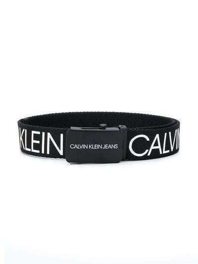 Calvin Klein Kids two tone logo print belt IU0IU00079