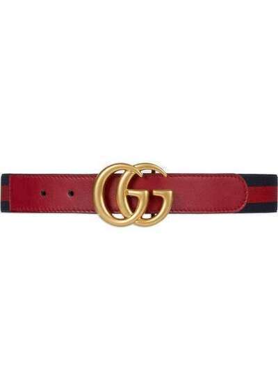 Gucci Kids ремень с отделкой Web и логотипом GG 432707HAEEG