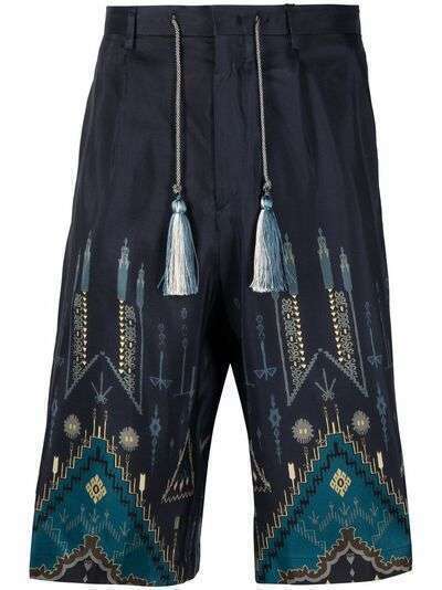 ETRO embroidered bermuda shorts