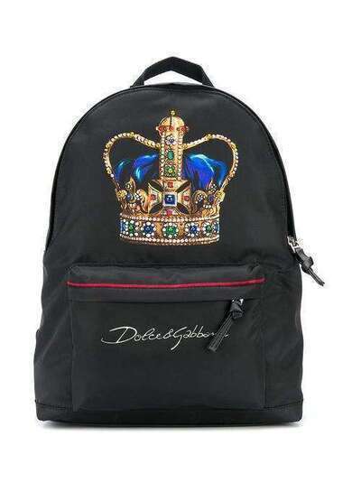 Dolce & Gabbana Kids рюкзак с принтом и логотипом EM0074AN034