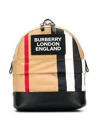 Burberry Kids рюкзак Nico в полоску 8025037