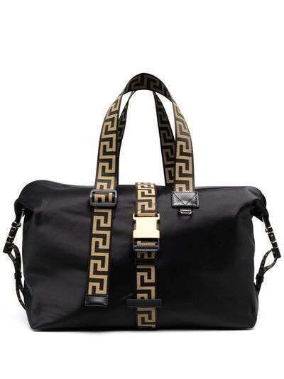 Versace дорожная сумка с узором Greca