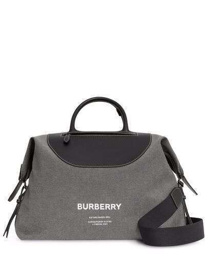 Burberry дорожная сумка с принтом Horseferry
