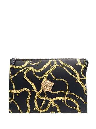 Versace клатч с декором Medusa