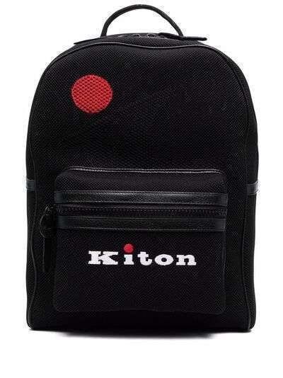 Kiton рюкзак на молнии с логотипом