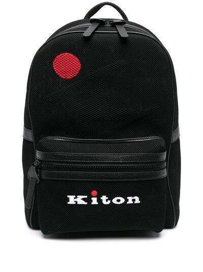 Kiton сетчатый рюкзак с логотипом