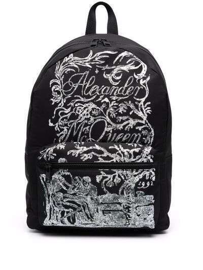 Alexander McQueen рюкзак с абстрактным принтом