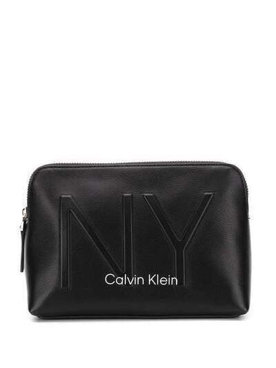 Calvin Klein косметичка на молнии с логотипом K60K606531