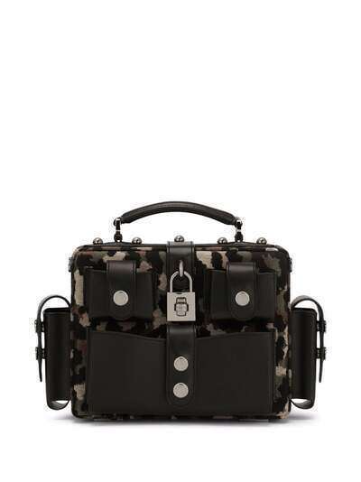 Dolce & Gabbana сумка через плечо с леопардовым принтом