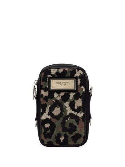 Dolce & Gabbana камуфляжная сумка-мессенджер размера мини