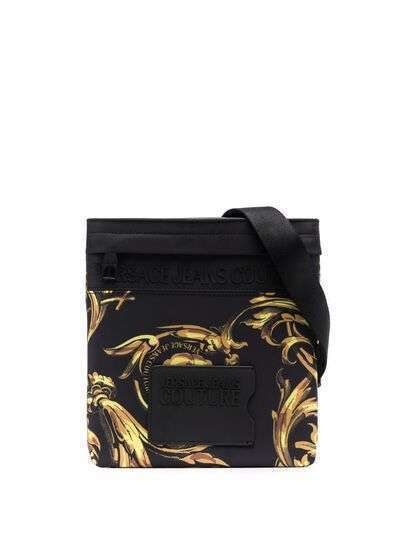Versace Jeans Couture сумка-мессенджер с тисненым логотипом