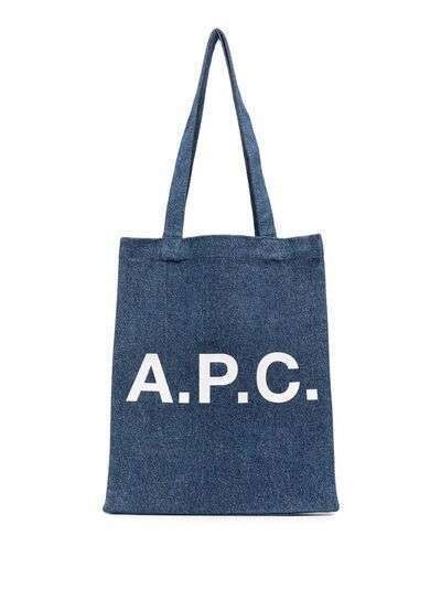 A.P.C. джинсовая сумка-тоут Guitare Poignard