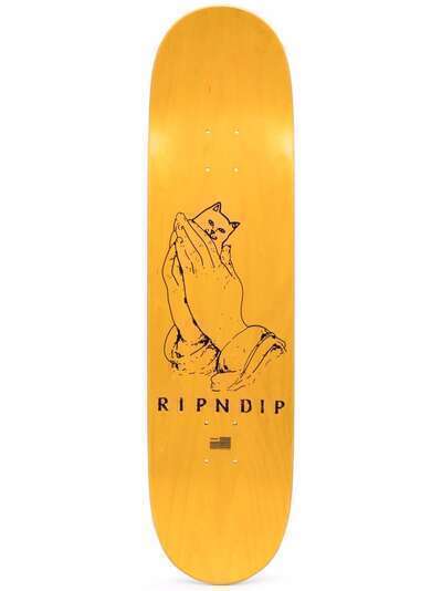 Ripndip скейтборд с принтом