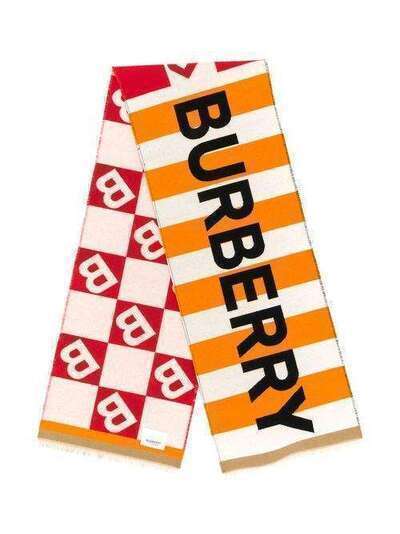 Burberry Kids шарф с узором и логотипом 8022910000