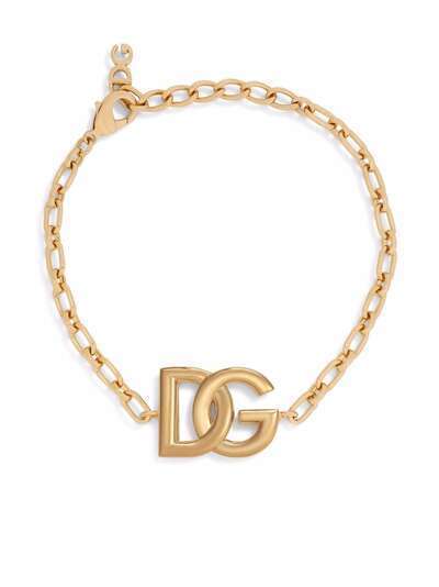 Dolce & Gabbana цепочный браслет с логотипом