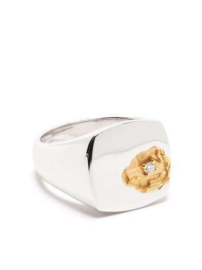 Tom Wood кольцо с бриллиантом