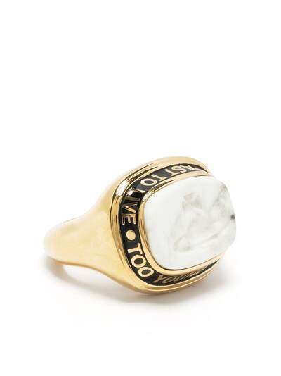 Vivienne Westwood массивное кольцо с логотипом Orb