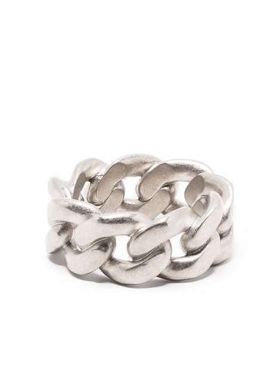 Maison Margiela массивное серебряное кольцо Chain