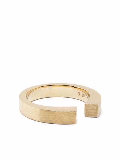 Tom Wood кольцо Split из желтого золота