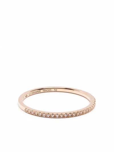 Le Gramme кольцо 1g из красного золота с бриллиантом
