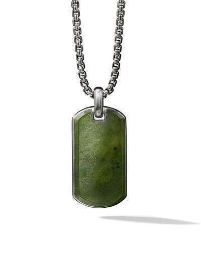 David Yurman Exotic Stone Nephrite jade 35mm tag