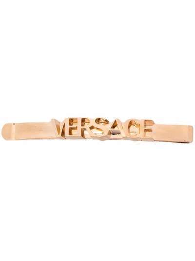 Versace невидимка с логотипом