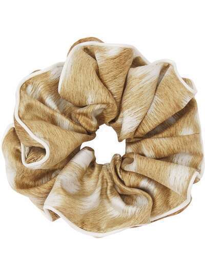 Burberry шелковая резинка для волос с принтом
