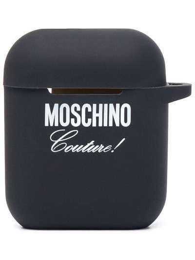 Moschino футляр для AirPods с логотипом