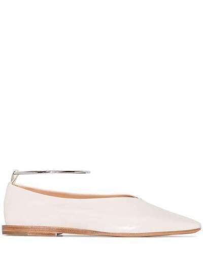 Jil Sander декорированные балетки JS33056A10029