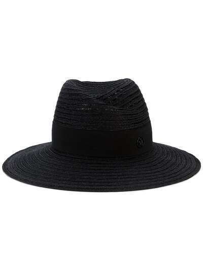 Maison Michel шляпа с тональной лентой