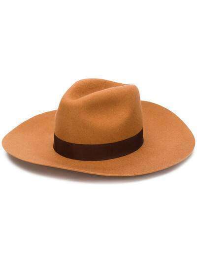 Dsquared2 шляпа с широкими полями и логотипом