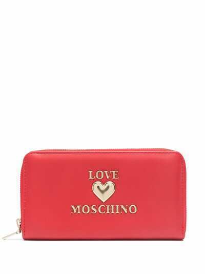 Love Moschino кошелек с круговой молнией и логотипом