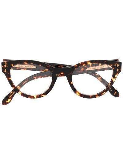 Isabel Marant Eyewear очки в оправе черепаховой расцветки с логотипом