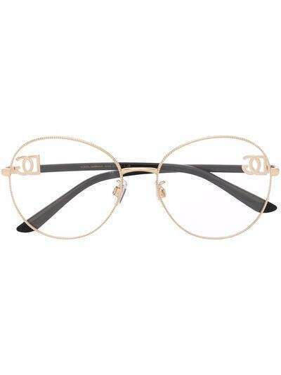 Dolce & Gabbana Eyewear очки в круглой оправе