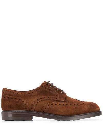 Berwick Shoes туфли Marron на шнуровке 5115H0256