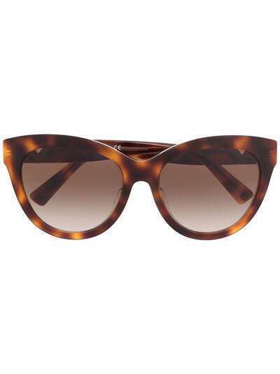 Valentino Eyewear солнцезащитные очки VGold в оправе 'кошачий глаз'