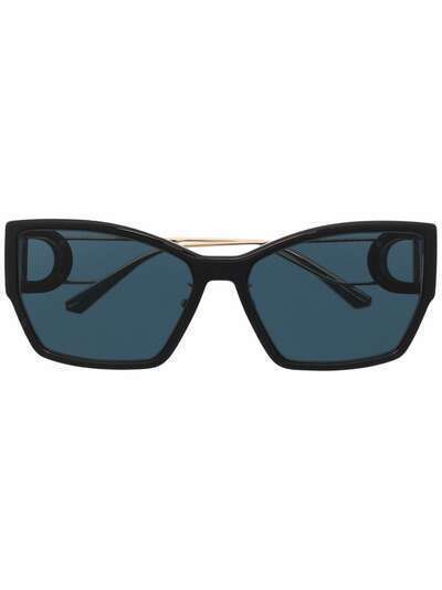 Dior Eyewear солнцезащитные очки Montaigne в оправе 'кошачий глаз'