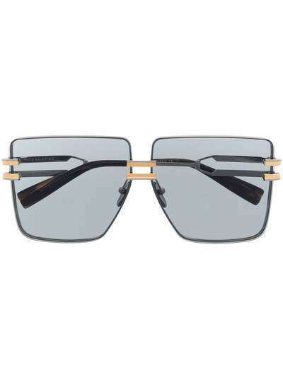 Balmain Eyewear солнцезащитные очки в квадратной оправе