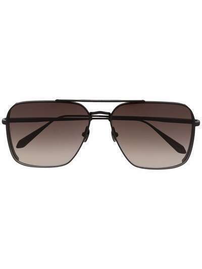 Linda Farrow солнцезащитные очки-авиаторы Asher