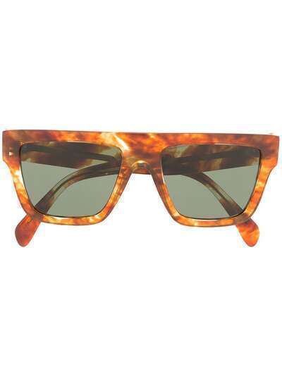Celine Eyewear солнцезащитные очки в оправе черепаховой расцветки
