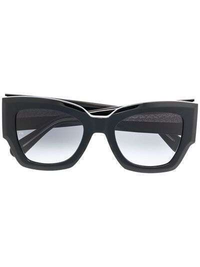 Tommy Hilfiger солнцезащитные очки в массивной квадратной оправе