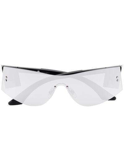 Versace Eyewear солнцезащитные очки с узором Greca