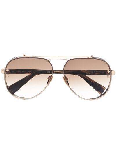 Balmain Eyewear солнцезащитные очки-авиаторы Captaine