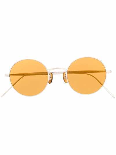 Oliver Peoples солнцезащитные очки в круглой оправе