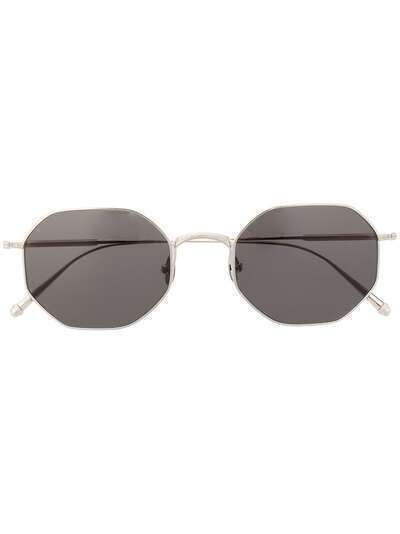 Matsuda солнцезащитные очки в восьмиугольной оправе
