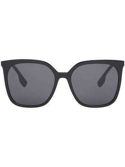Burberry солнцезащитные очки в полоску Icon Stripe
