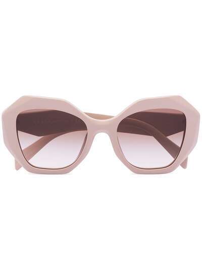 Prada Eyewear солнцезащитные очки в массивной оправе