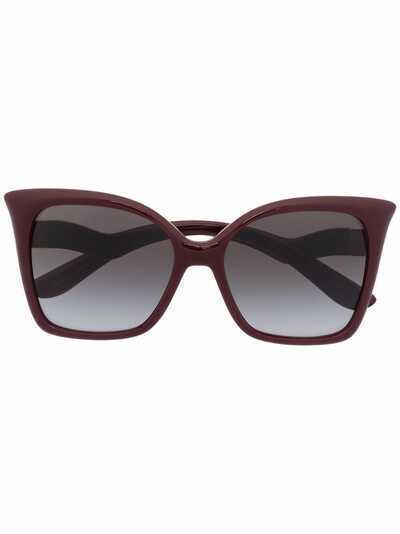 Dolce & Gabbana Eyewear солнцезащитные очки с изогнутыми дужками