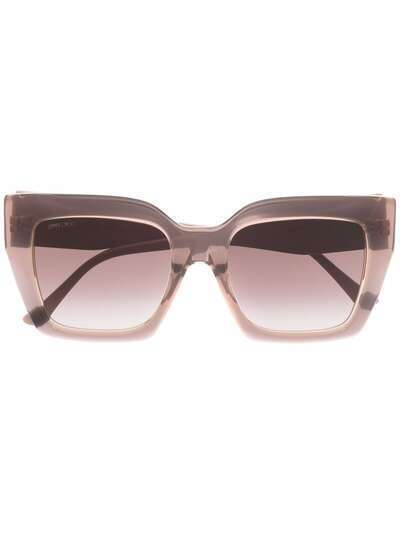Jimmy Choo Eyewear солнцезащитные очки в оправе 'кошачий глаз'